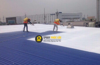 Thi công epoxy mái tôn nhà xưởng