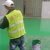 Thi công sơn sàn nhà xưởng tại Bình Phước