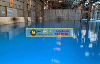 Sơn sàn Epoxy nhà xưởng Bến Tre